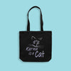 MAKE Original Karma Cat Black Tote Bag