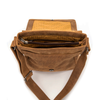 Adrian Klis Leather Messenger Bag 2430 - Brown