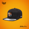 Billion Buns Unisex Black Flatbrim Snapback Cap by Chairman Ting O/S VANCOUVER Bun