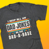 Dad Jokes MAKE Original Dark Heather T-Shirt Mens