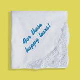 Custom Embroidered Short Phrase Handkerchief