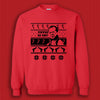 Die Hard MAKE Original Crewneck Red Sweatshirt Unisex