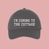MAKE Original - Im Coming to the Cottage - Adult Chino Cap Charcoal