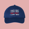 I Hate Golf MAKE Original Navy Chino Cap