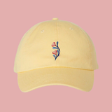 MAKE Original - Flower Julie Solvstrom - Adult Chino Cap Butter Yellow