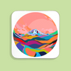 MAKE Original - Mount Baker Laura Jane Klassen - Coaster