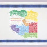 MAKE Original - Vancouver Map Marcus Hynes - Tea Towel