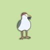 MAKE Original - Cool Seagull - Enamel Pin