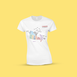 Canada Explained Infographic Make Original White T-Shirt Womens