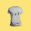MAKE Original - BC Paddles Bleu Marie - Premium T-Shirt Sport Grey