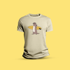 MAKE Original - Surfing Otter Bleu Marie - Premium T-Shirt Natural