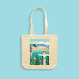 MAKE Original - Vancouver Harbour Scene Aya Wallace - Tote Bag Natural