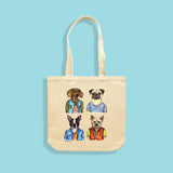 MAKE Original - Dogs Andrea Hooge - Tote Bag Natural