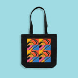 MAKE Original - The Retro Wave KC Hall - Tote Bag Black