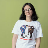 MAKE Original - I Watch Hockey for the Romance - Basic T-Shirt