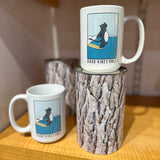 Surfing Cat Bleu Marie Make Original 15oz White Mug