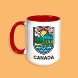 Canada Crest Marcus Hynes MAKE Original 11oz White Mug Red Inner
