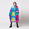 Rainkiss Poncho - Rainbow Smiley Art