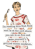 MAKE Original - Diet Book Raven's Rest - Tea Towel