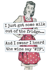 MAKE Original - Wine WTF Raven's Rest - Tea Towel