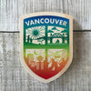 Reclaimed Print Magnet - Marcus Hynes - Vancouver Rainbow Crest