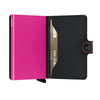 Secrid Miniwallet Black and Fuschia