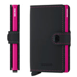 Secrid Miniwallet Black and Fuschia