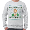 MAKE Original - Elf Christmas Cheer - Unisex Crewneck Sweatshirt Grey