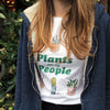 MAKE Original - Plants Are My People - Womens T-Shirt White
