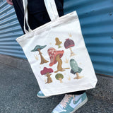 Whimsical Mushrooms Amanda Weedmark MAKE Original Natural Tote