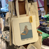 MAKE Original - Surfing Sloth Bleu Marie - Tote Bag Natural