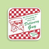 Pizza Delivery Guy MAKE Original Coaster