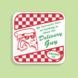 Pizza Delivery Guy MAKE Original Coaster