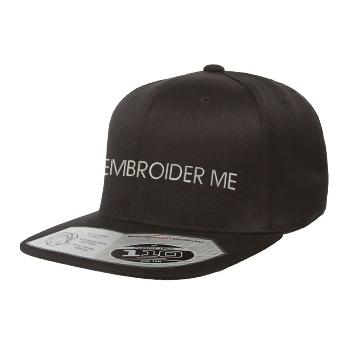 Custom Text Embroidered Flex-Fit Snapback Cap – MAKE Vancouver