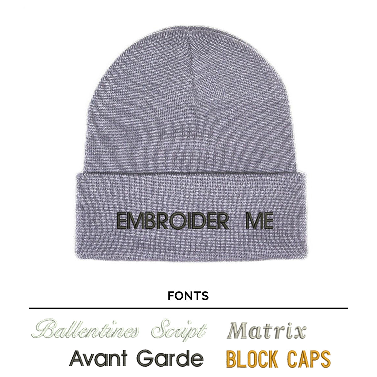 Custom Text Embroidered Toque – MAKE Vancouver