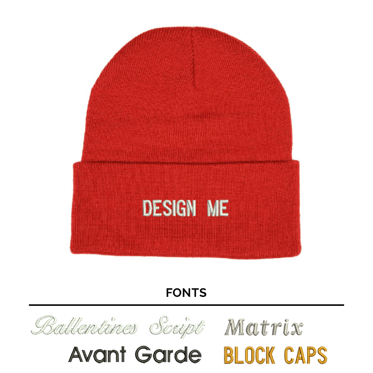 Custom Text Embroidered Toque – MAKE Vancouver