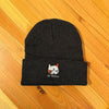 Ew People Cat MAKE Original Charcoal Cuffed Toque