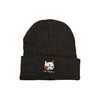 Ew People Cat MAKE Original Charcoal Cuffed Toque