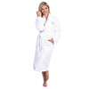 Custom embroidered bath robe with custom embroidered initials