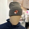 Corgi Butt MAKE Original Dark Grey Cuffed Toque