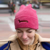 MAKE Original - Wiener Dog - Adult Cuffed Toque Heather Red