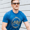Ole Originals Mens Bike Vancouver T-Shirt - Royal Blue