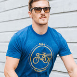 Ole Originals Mens Bike Vancouver T-Shirt - Royal Blue