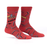 Mens Crew Socks - Wood Vibes Only