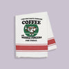 Coffee Middle Fingers MAKE Original Tea Towel